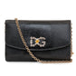 Black Leather Crossbody Bag
