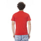 Red Cotton Men T-Shirt