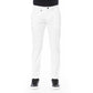 White Cotton Men Pants