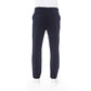 Blue Cotton Men Pants