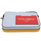Multicolor Leather Di Calfskin Clutch Bag