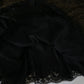 Black Gold Crystal Heart A-line Dress