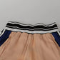 Pink Blue High Waist Casual Sweatshorts Shorts