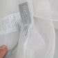 White Lace Vneck 3/4 Sleeve Blouse Silk Top