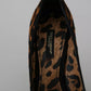 Brown Leopard Pony Hair Heels Pumps Shoes