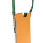 Elegant Leather Phone Cover with Gold Accents