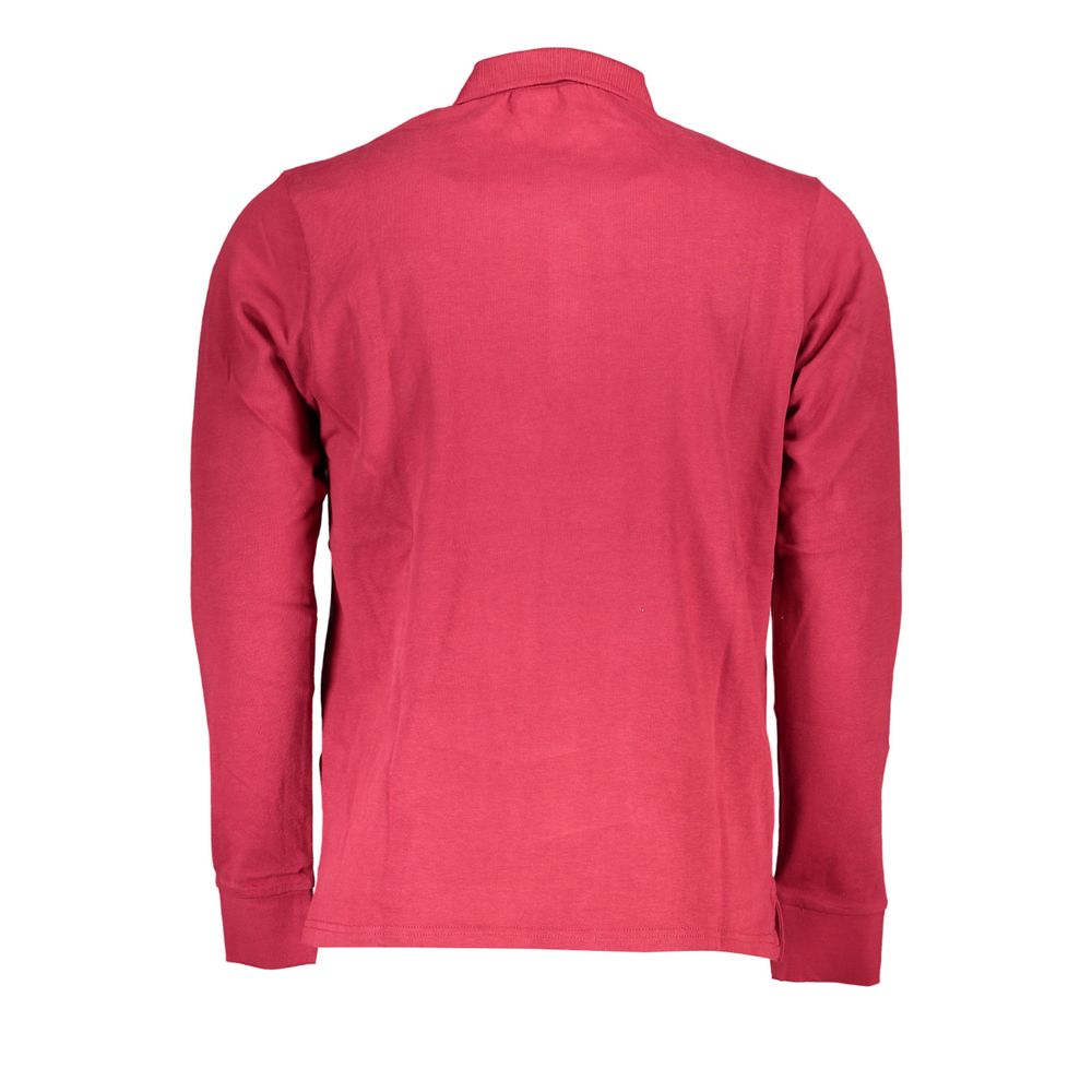 Red Cotton Polo Shirt