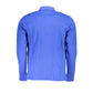 Blue Cotton Polo Shirt