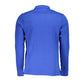 Blue Cotton Polo Shirt