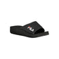 Black Polyester Sandal