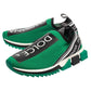 Green Polyester Sneaker