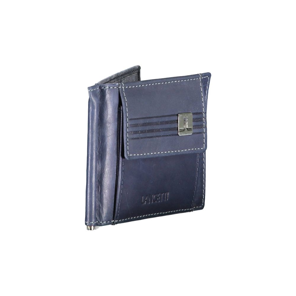 Blue Leather Wallet