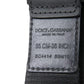 Black Green Logo Silver Metal Buckle Belt