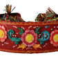 Multicolor Floral Wide Waist Carretto Belt