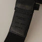 Green Logo Print Cintura Silver Buckle Belt