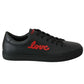 Black Leather Di Calfskin Sneaker