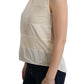 Beige Sleeveless Modal Top - Elevated Basics