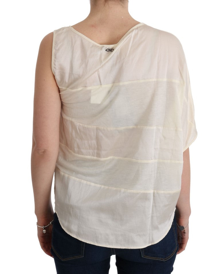 Beige Sleeveless Modal Top - Elevated Basics