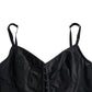 Black Nylon Bodycon Corset Bustier Mini Dress