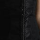 Black Nylon Bodycon Corset Bustier Mini Dress