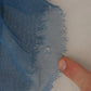 Blue Mesh Trim Ruched Tulle Sheath Dress