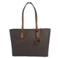 Large Sheila MF Tote Shoulder Bag Purse Brown