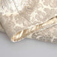 Gold Floral Jacquard Sheath A-line Long Dress