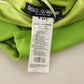 Green Sheath Square Neckline Mid Length Dress
