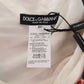 Silk White Portofino Motif Fitted Mini Dress