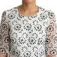 White Cutout Design Polyester A-line Midi Dress