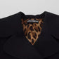 Black Double Breasted Belted Blazer Jacket