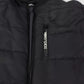 Black Nylon Hooded Parka Coat Winter Jacket