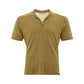 Elegant Green Linen Polo Shirt