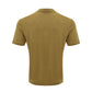 Elegant Green Linen Polo Shirt