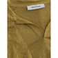 Elegant Green Linen Polo Shirt