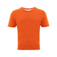 Elegant Linen T-Shirt in Vibrant Orange