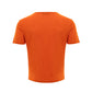 Elegant Linen T-Shirt in Vibrant Orange