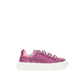 Fuchsia Leather Sneaker
