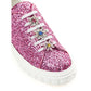 Fuchsia Leather Sneaker