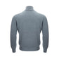 Elegant Cashmere Gray Men's Sweater