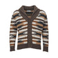 Multicolor Woolen Cardigan for the Modern Man