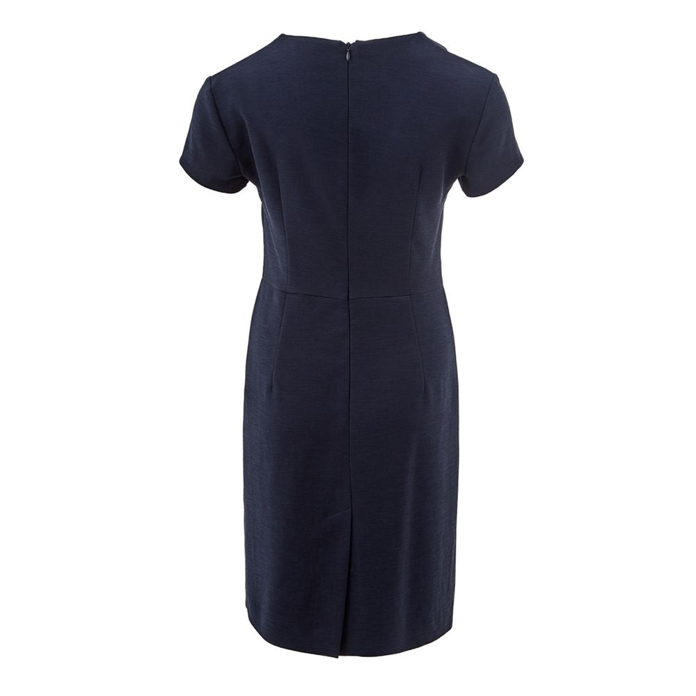 Elegant Blue Viscose Dress Perfect for Every Occasion