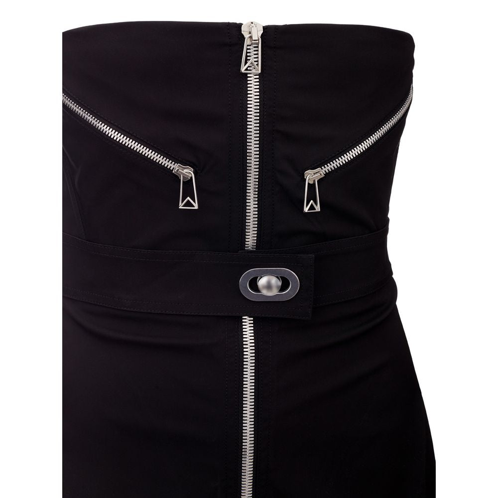 Elegant Black Polyamide Dress