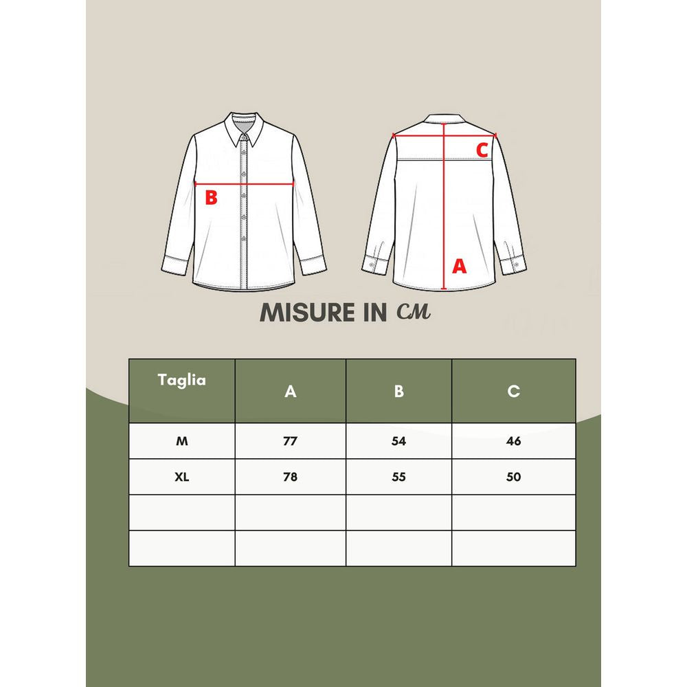 Elegant Multicolor Cotton Shirt for Men