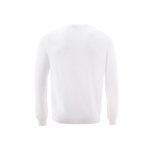 Elegant Italian White Cotton T-Shirt