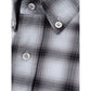 Elegant Gray Cotton Mens Shirt