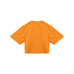 Orange Cotton Statement Top for Women