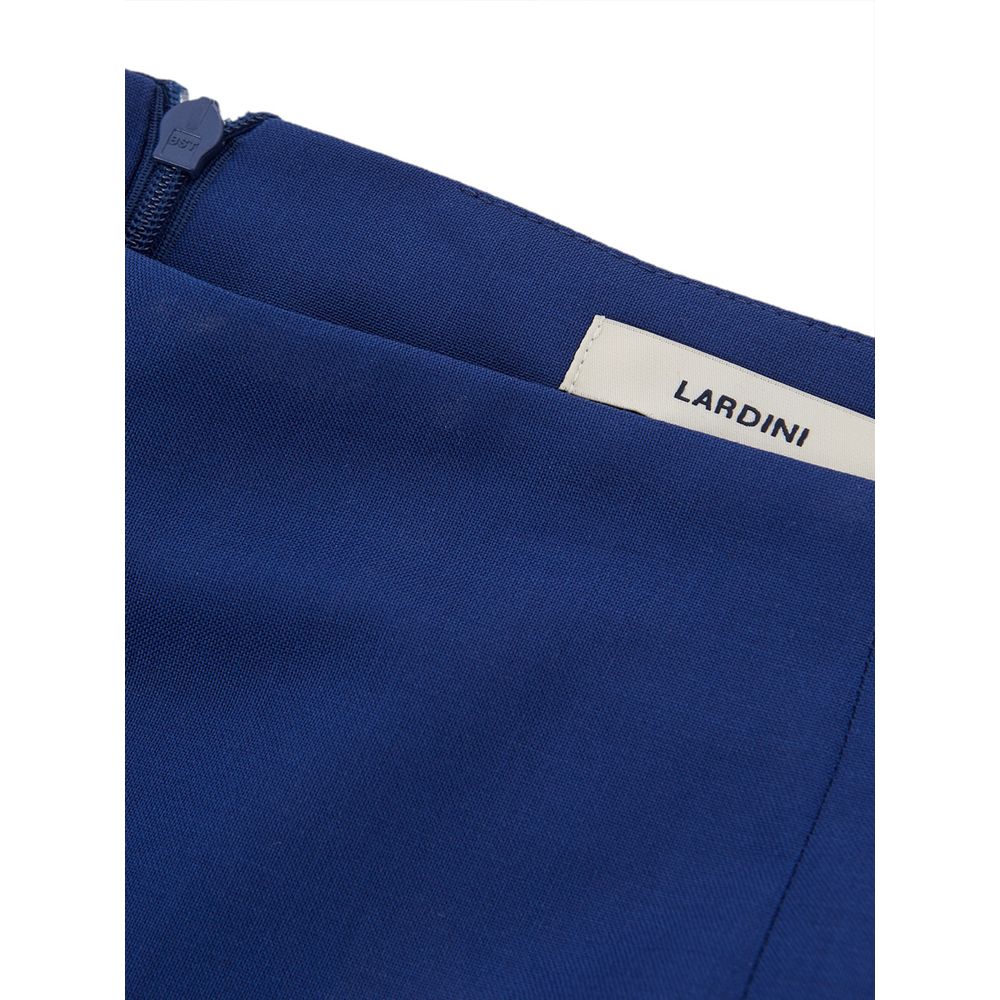 Elegant Blue Wool Skirt for Sophisticated Style