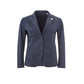 Elegant Blue Cotton Jacket