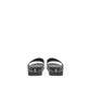 Sleek Black Cotton Sandals for Men